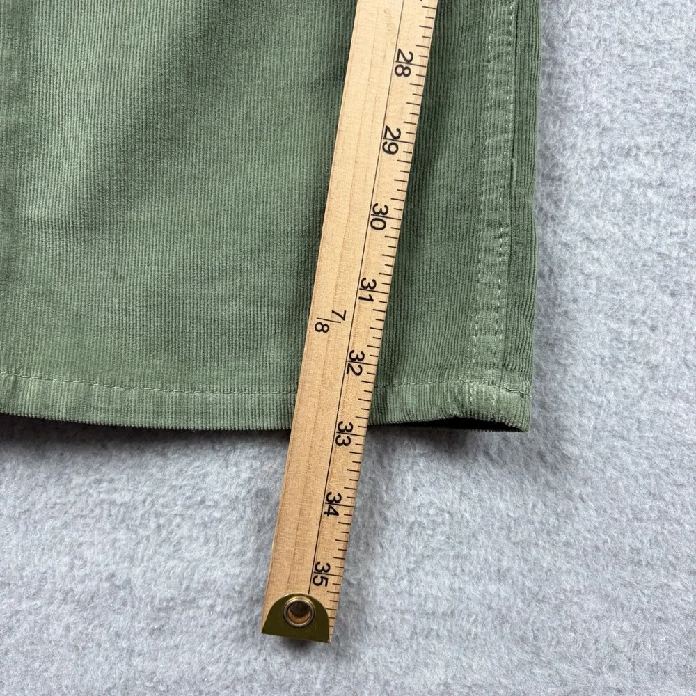 We The Free People Pants Women's 28 Green‎ Pinwale Corduroy Bootcut Pull On Boho